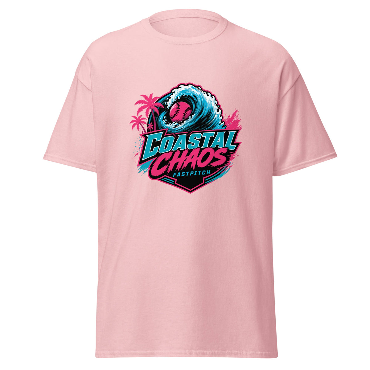 Classic | T-Shirt | Coastal Chaos Fastpitch | Emblem Logo