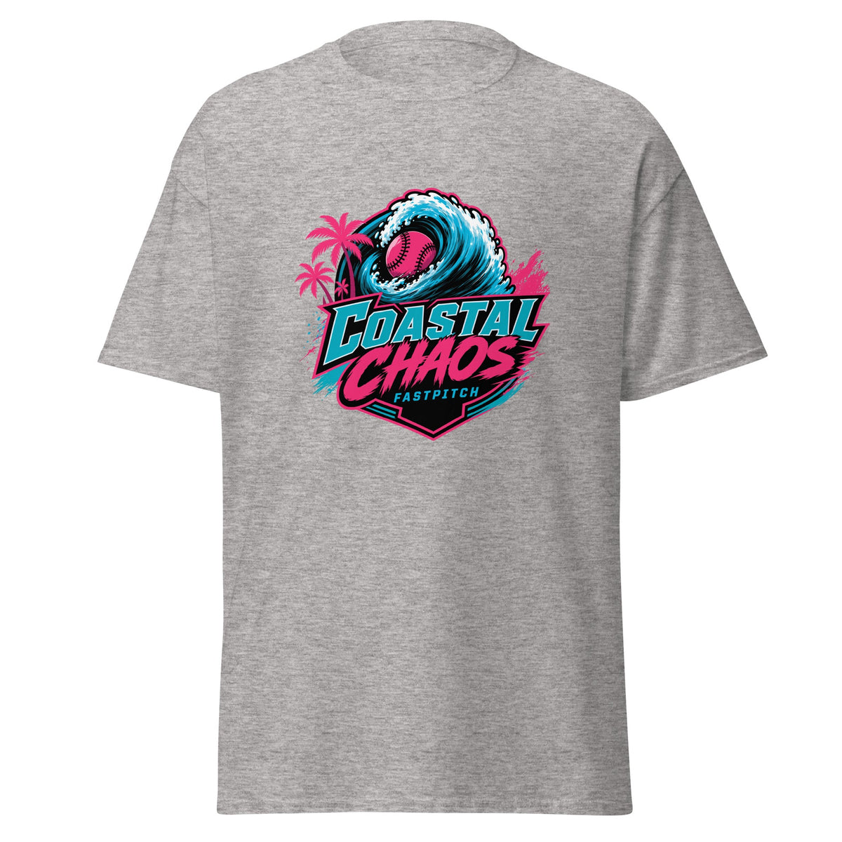 Classic | T-Shirt | Coastal Chaos Fastpitch | Emblem Logo