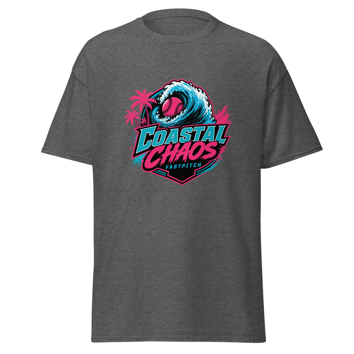 Classic | T-Shirt | Coastal Chaos Fastpitch | Emblem Logo