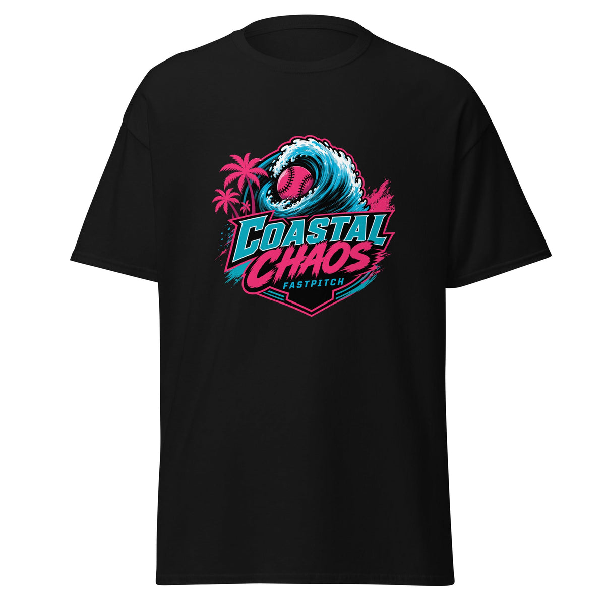 Classic | T-Shirt | Coastal Chaos Fastpitch | Emblem Logo