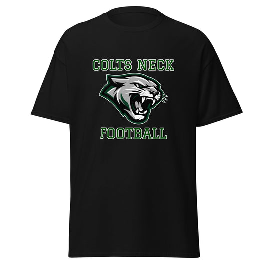 Classic | T-Shirt | Colts Neck Cougars | Youth Tackle Football (AYF) | Green Predator Logo