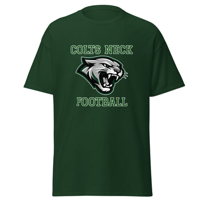 Classic | T-Shirt | Colts Neck Cougars | Youth Tackle Football (AYF) | Green Predator Logo