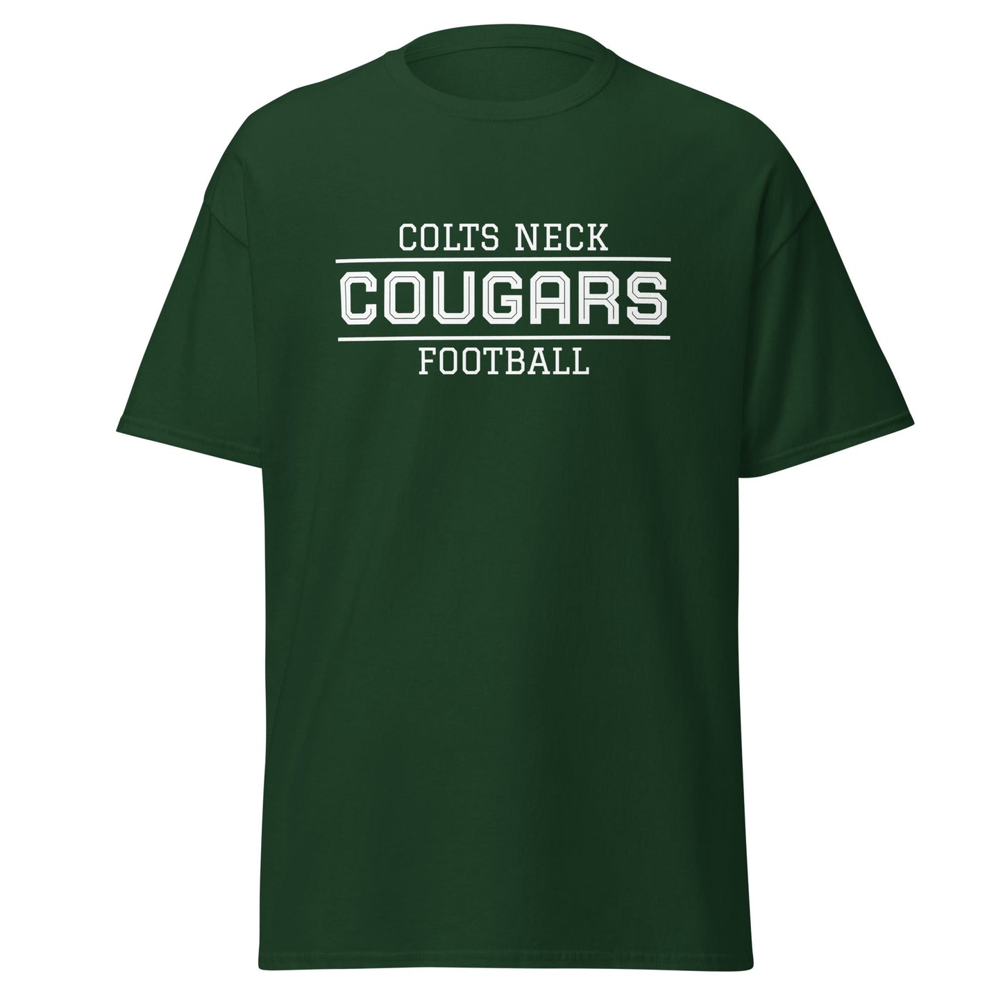 Classic | T-Shirt | Colts Neck Cougars | Youth Tackle Football (AYF) | Script Logo