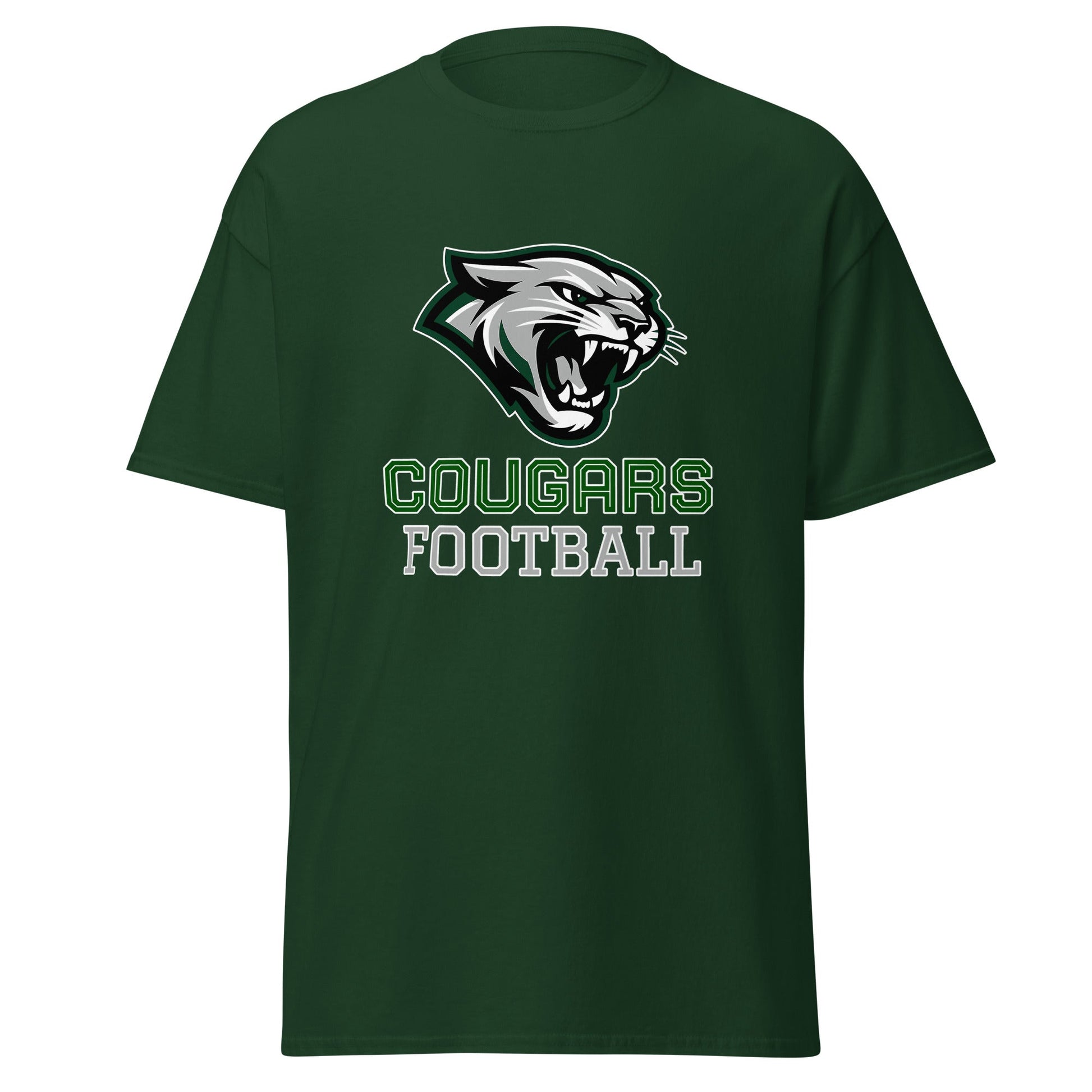 Classic | T-Shirt | Colts Neck Cougars | Youth Tackle Football (AYF) | Strike Mascot Logo