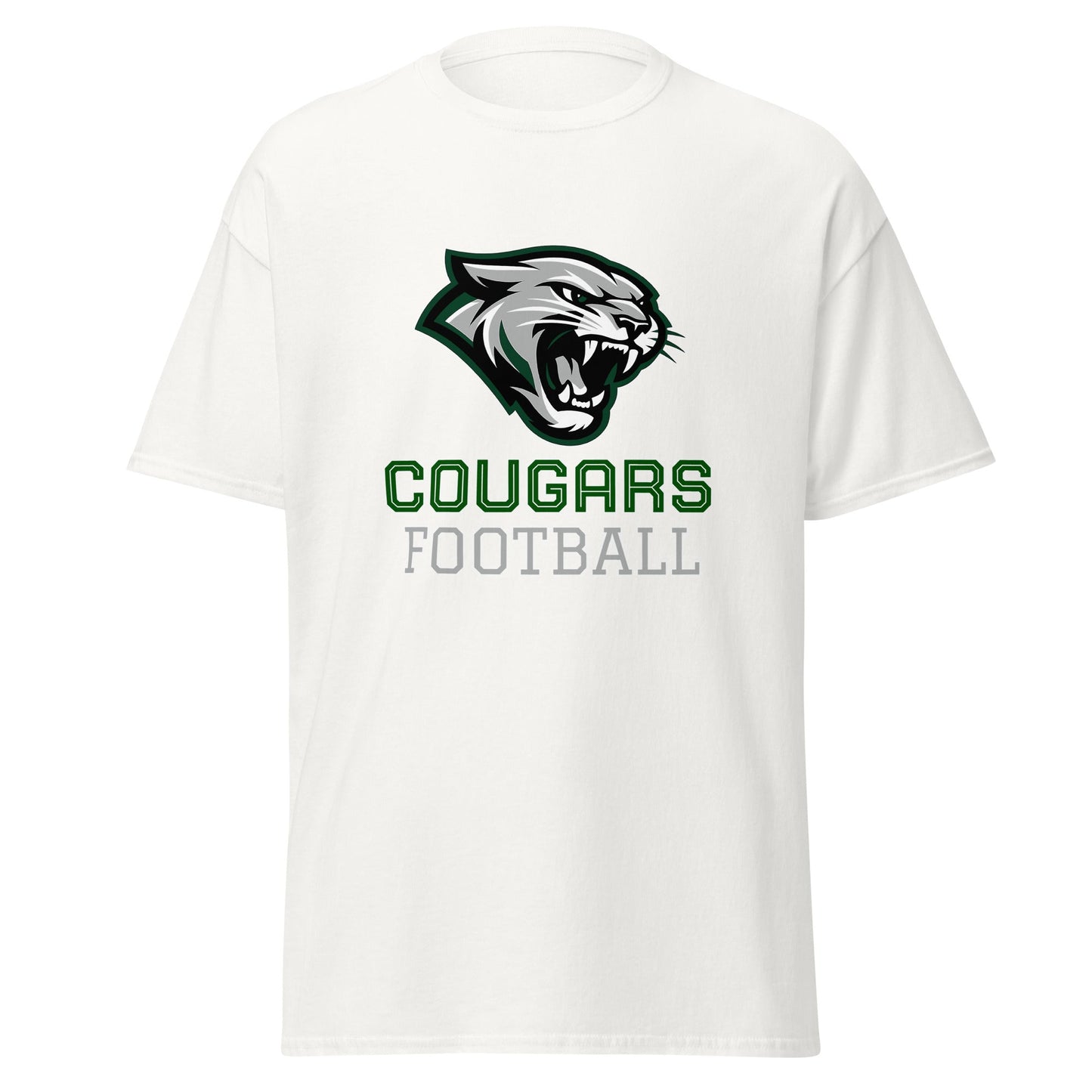 Classic | T-Shirt | Colts Neck Cougars | Youth Tackle Football (AYF) | Strike Mascot Logo