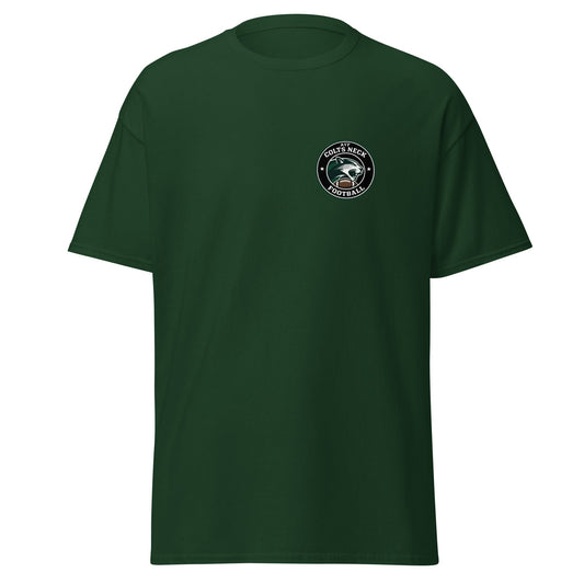 Classic | T-Shirt | Colts Neck Cougars | Youth Tackle Football (AYF) | Varsity Badge Logo