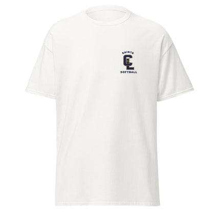 Classic | T-Shirt | Crean Lutheran Softball | Navy CL Softball Logo