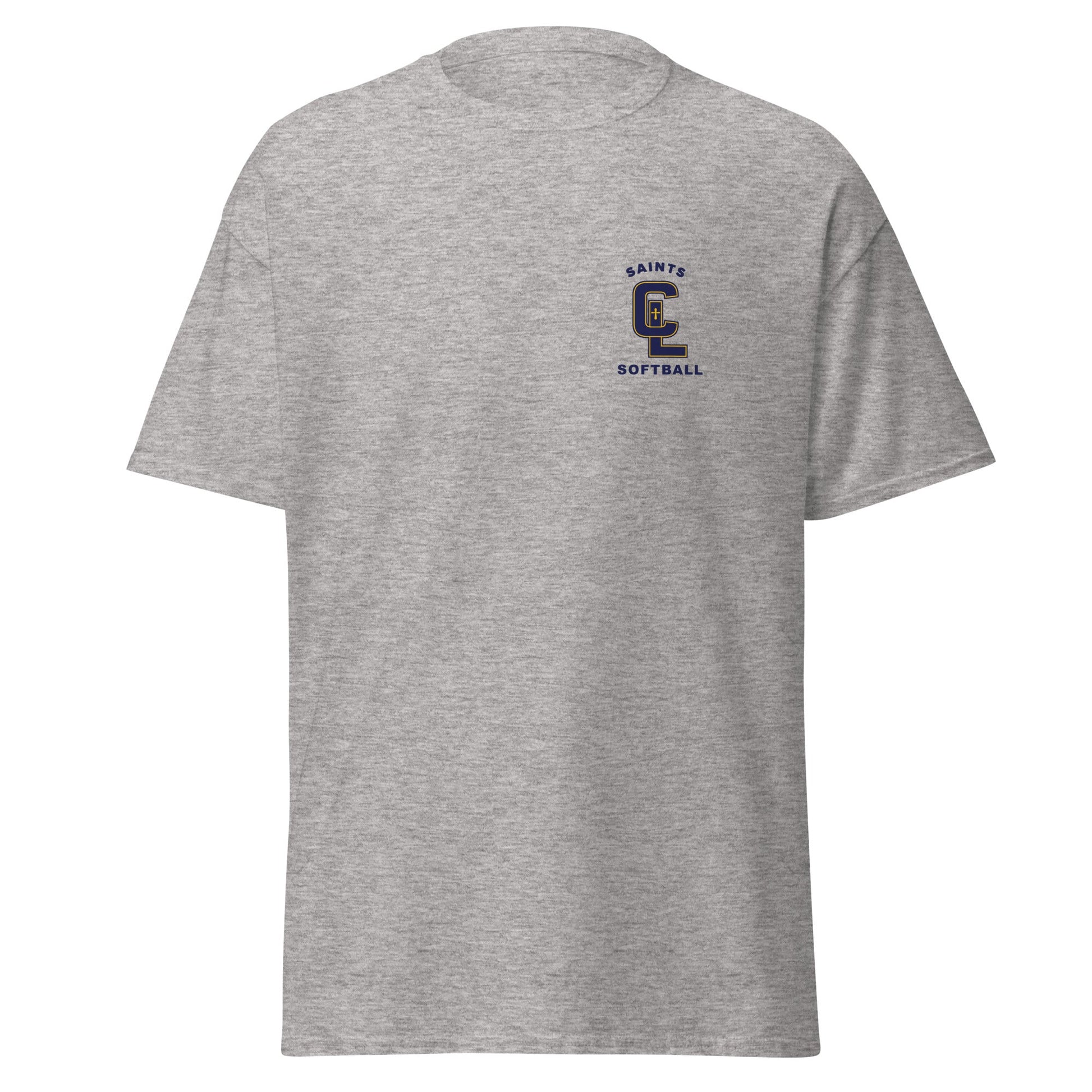 Classic | T-Shirt | Crean Lutheran Softball | Navy CL Softball Logo