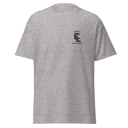 Classic | T-Shirt | Crean Lutheran Softball | Navy CL Softball Logo