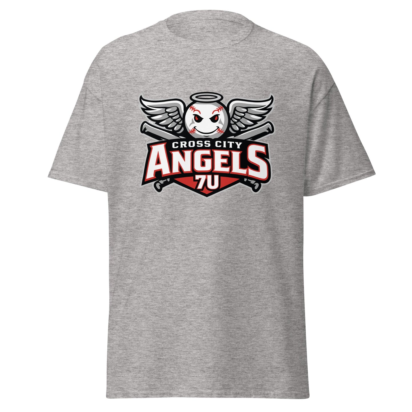 Classic | T-Shirt | Cross City Angels | Winged Guardian Logo