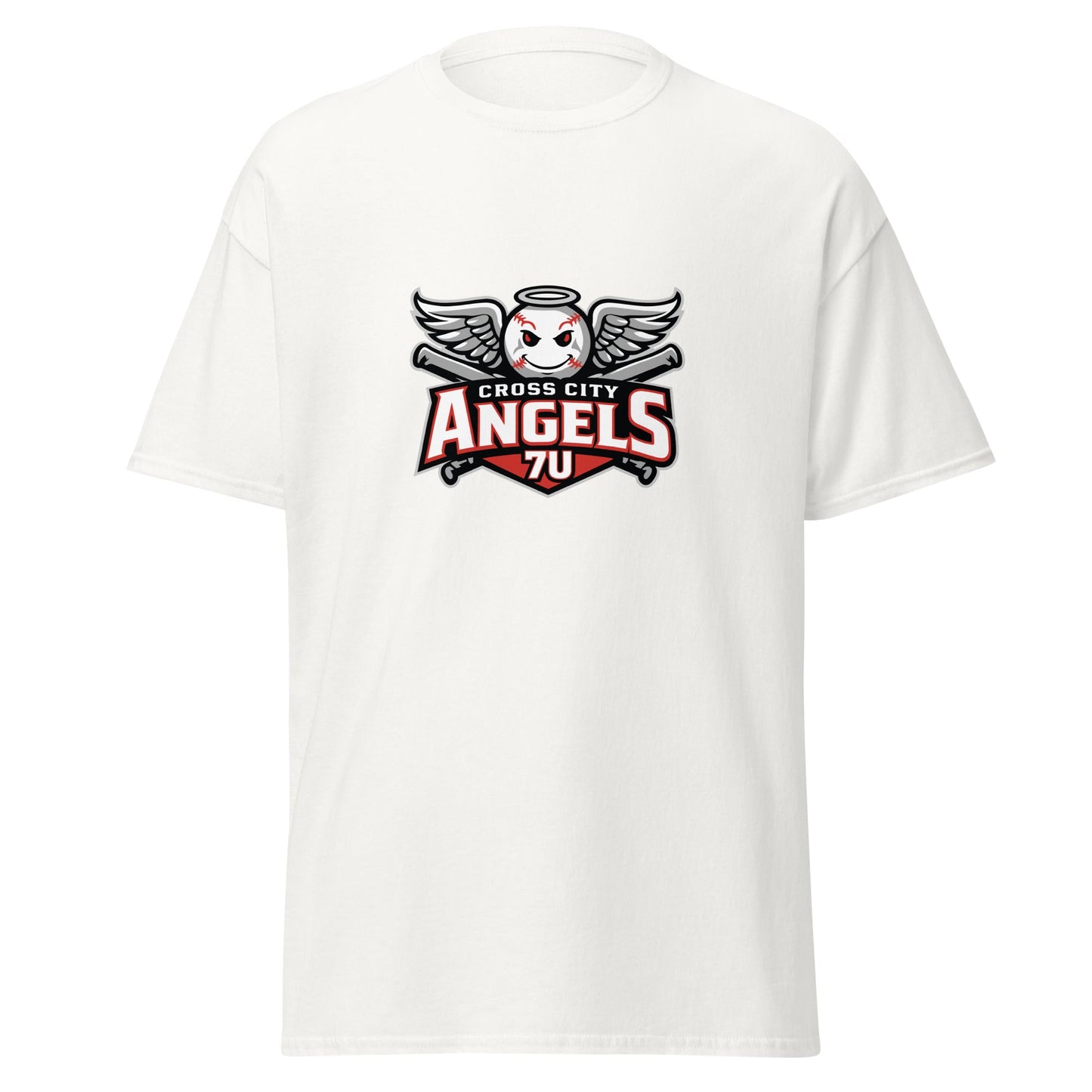 Classic | T-Shirt | Cross City Angels | Winged Guardian Logo