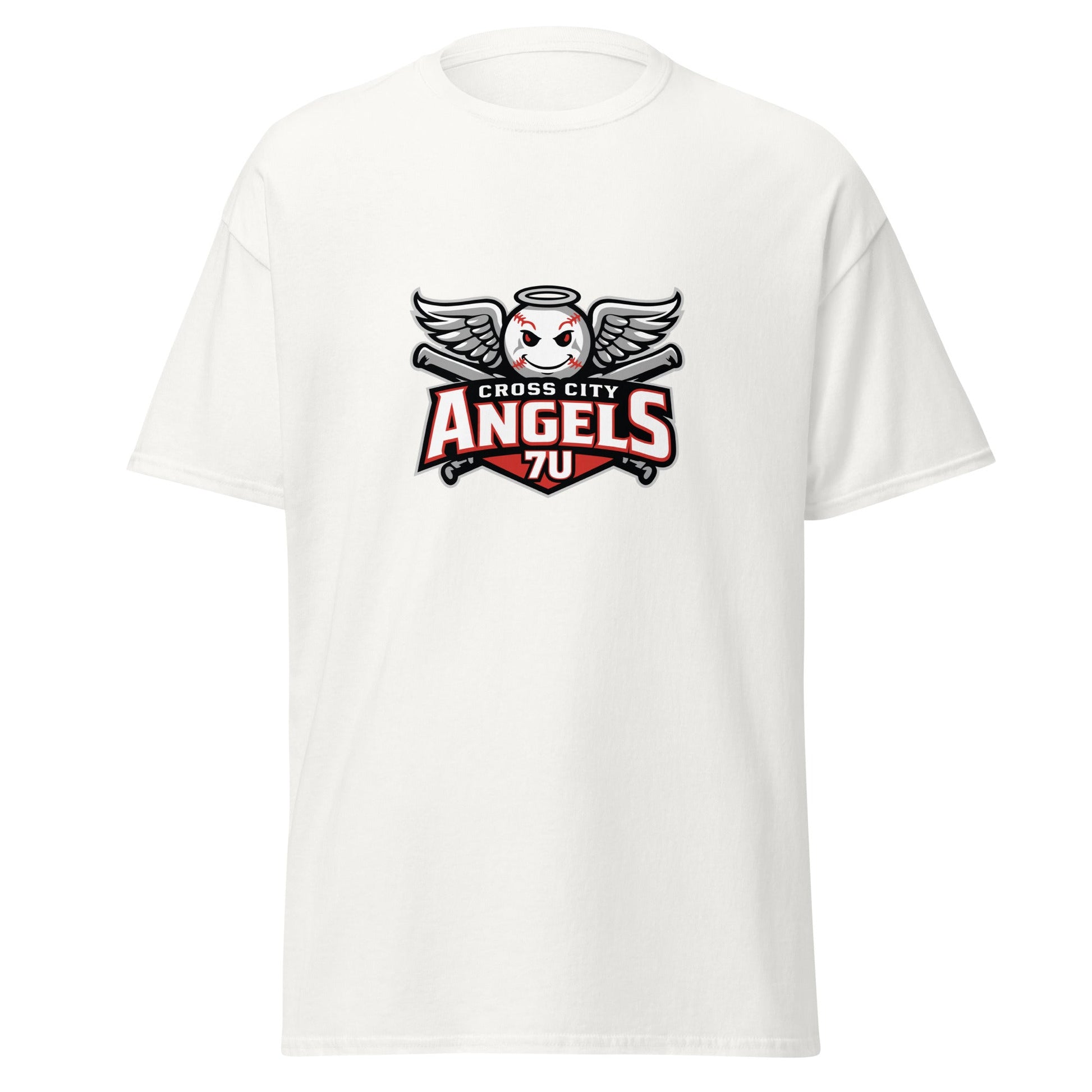 Classic | T-Shirt | Cross City Angels | Winged Guardian Logo