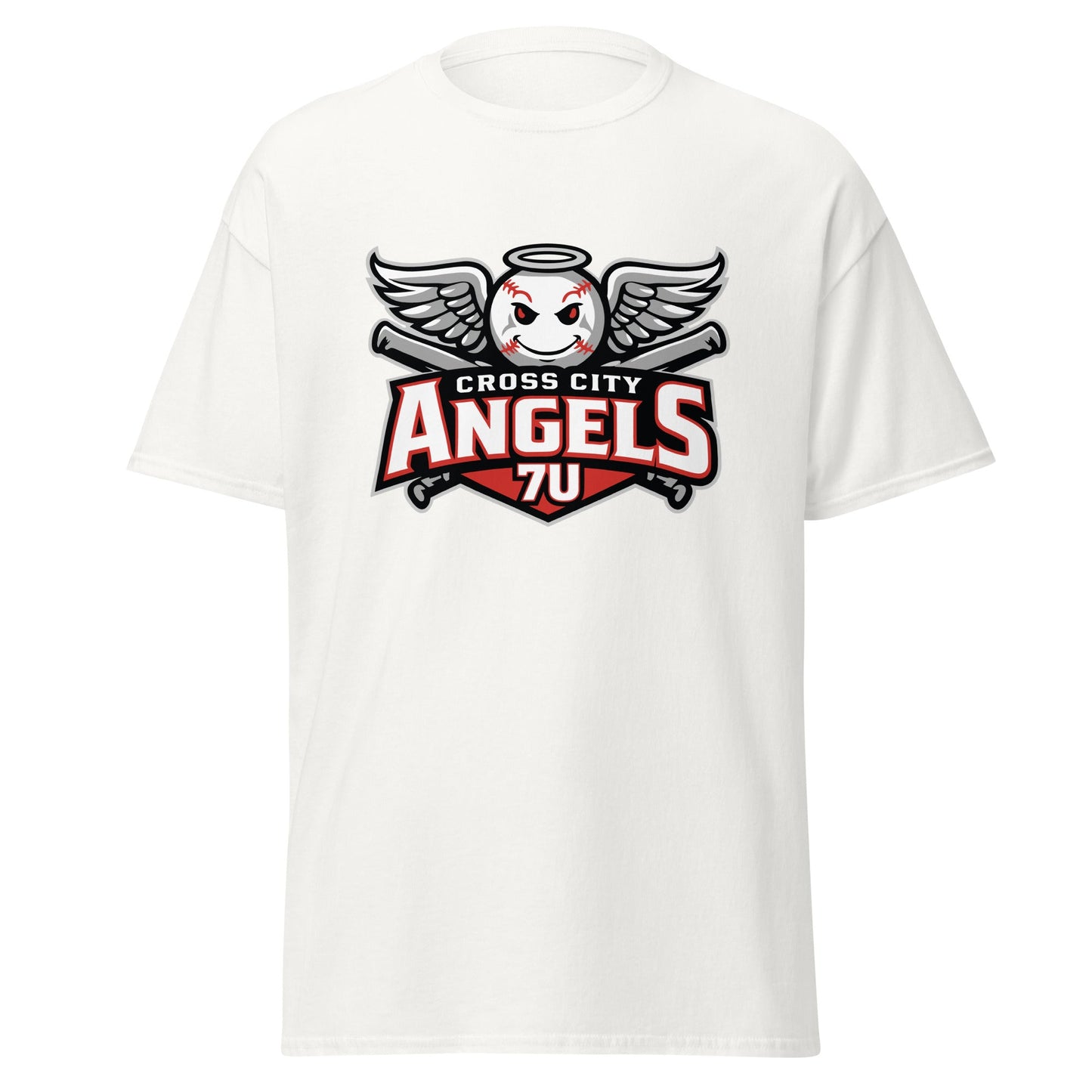Classic | T-Shirt | Cross City Angels | Winged Guardian Logo