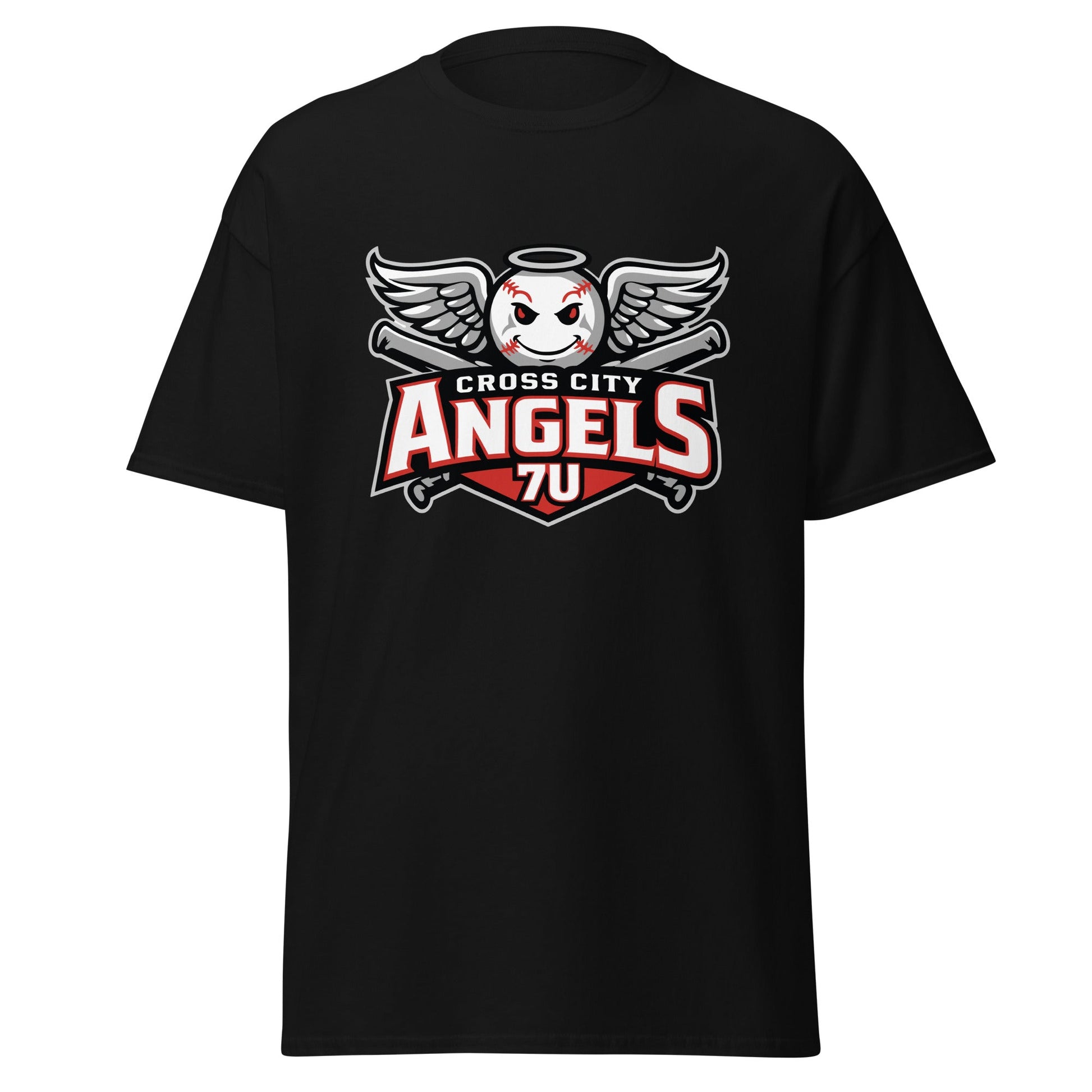 Classic | T-Shirt | Cross City Angels | Winged Guardian Logo