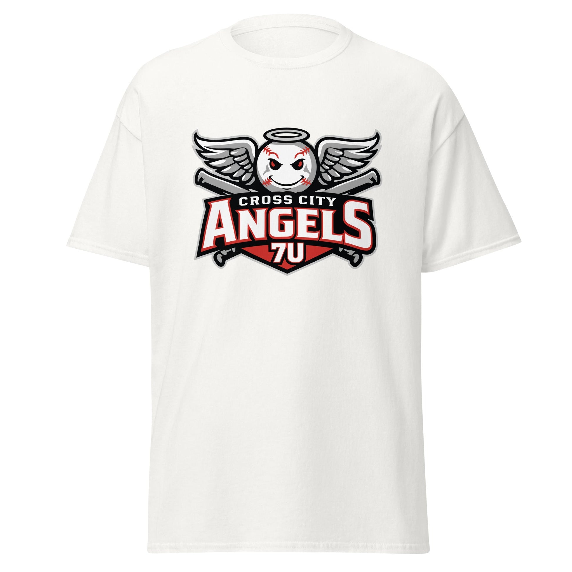 Classic | T-Shirt | Cross City Angels | Winged Guardian Logo