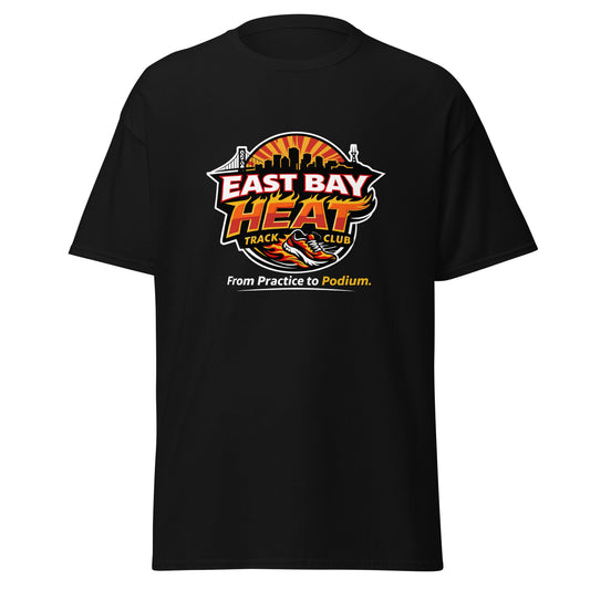 Classic | T-Shirt | East Bay Heat Track Club | Script Logo