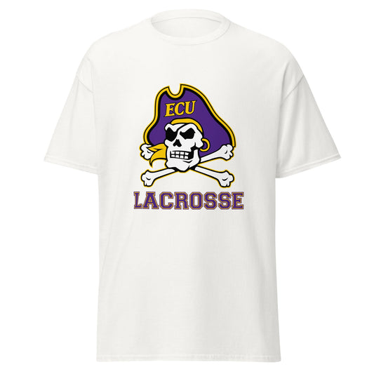 Classic | T-Shirt | ECU Club Womens Lacrosse | Ironclad Corsairs Logo