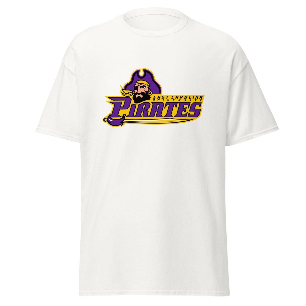 Classic | T-Shirt | ECU Club Womens Lacrosse | Pirate Emblem Logo