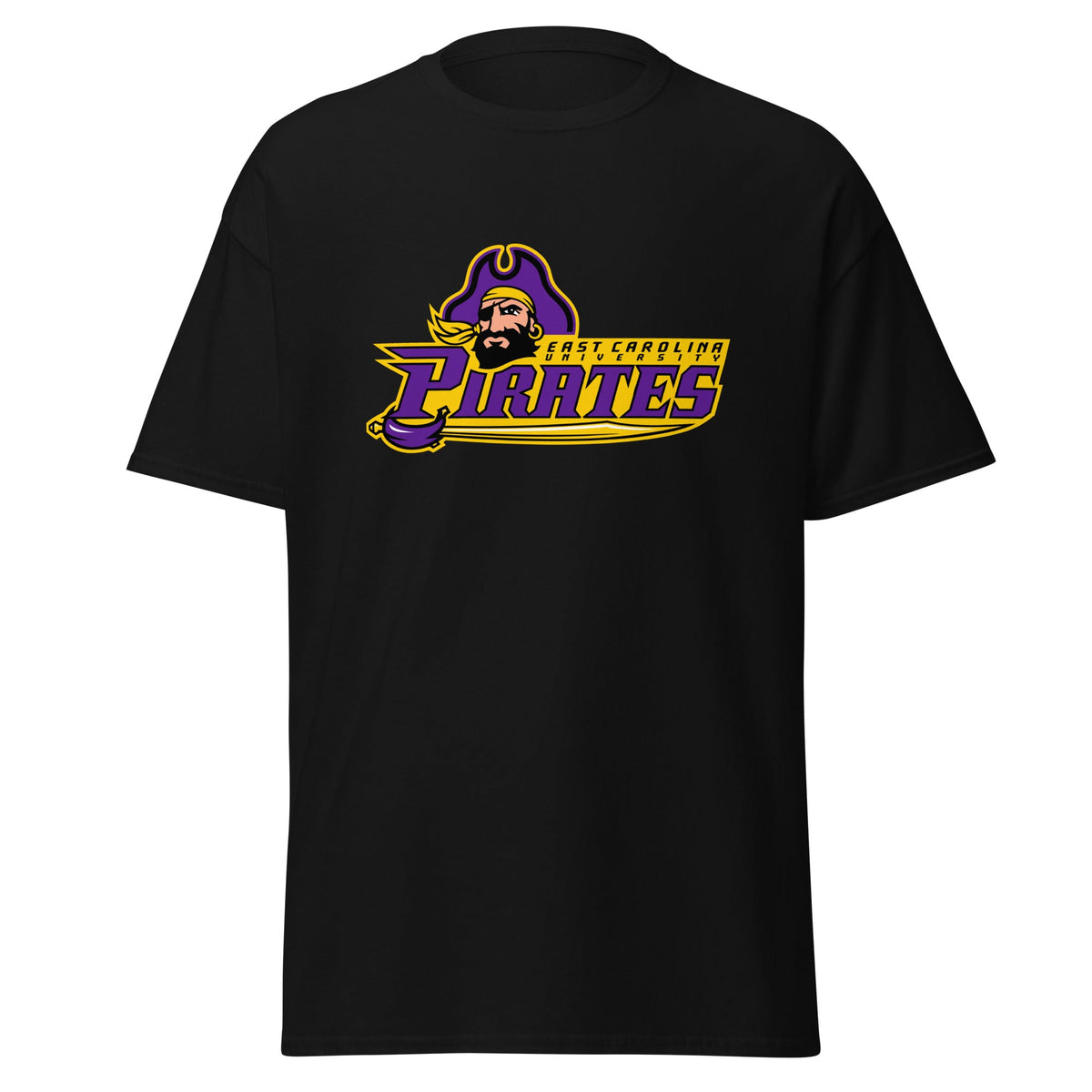 Classic | T-Shirt | ECU Club Womens Lacrosse | Pirate Emblem Logo