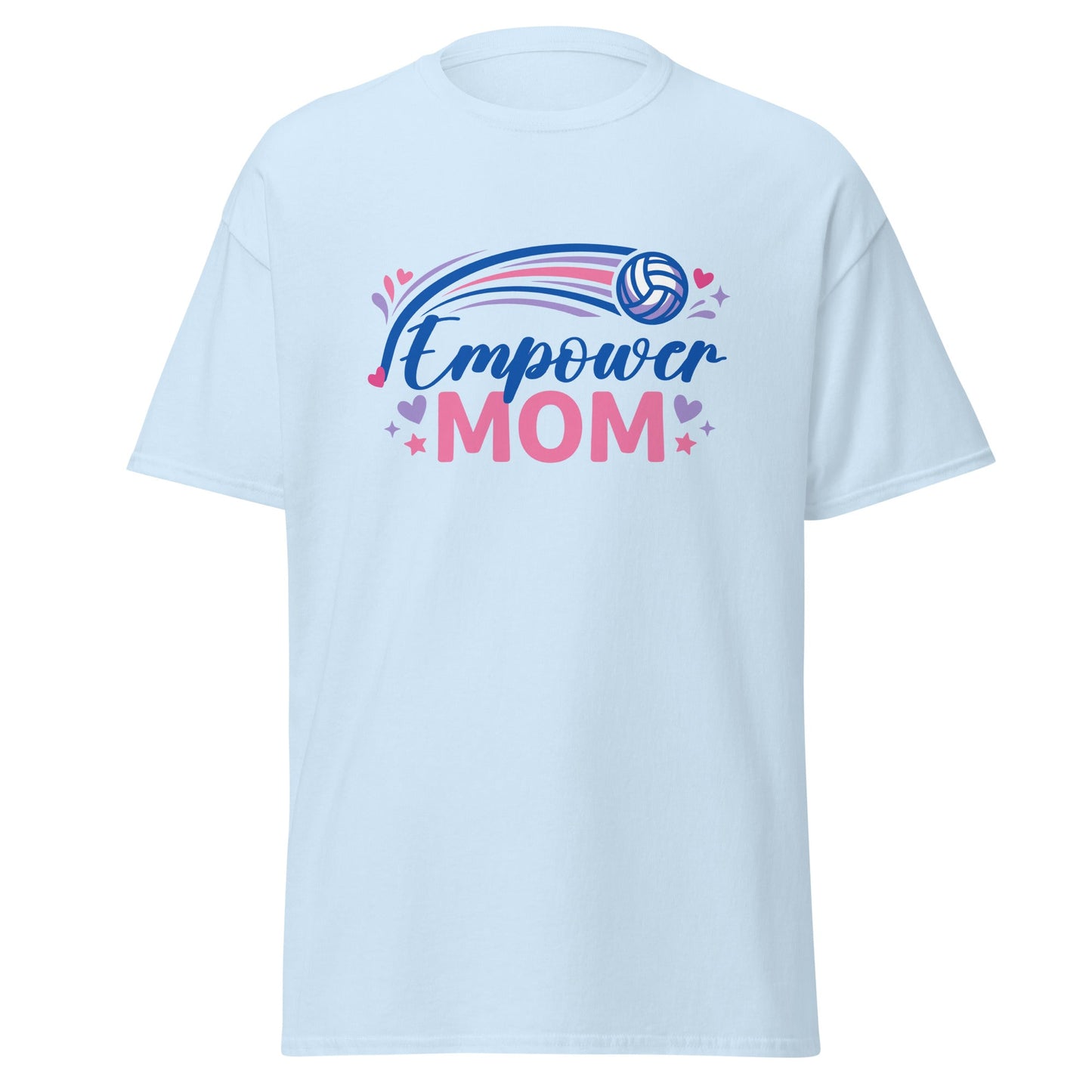 Classic | T-Shirt | Empower Volleyball Club | Mom Crest Logo
