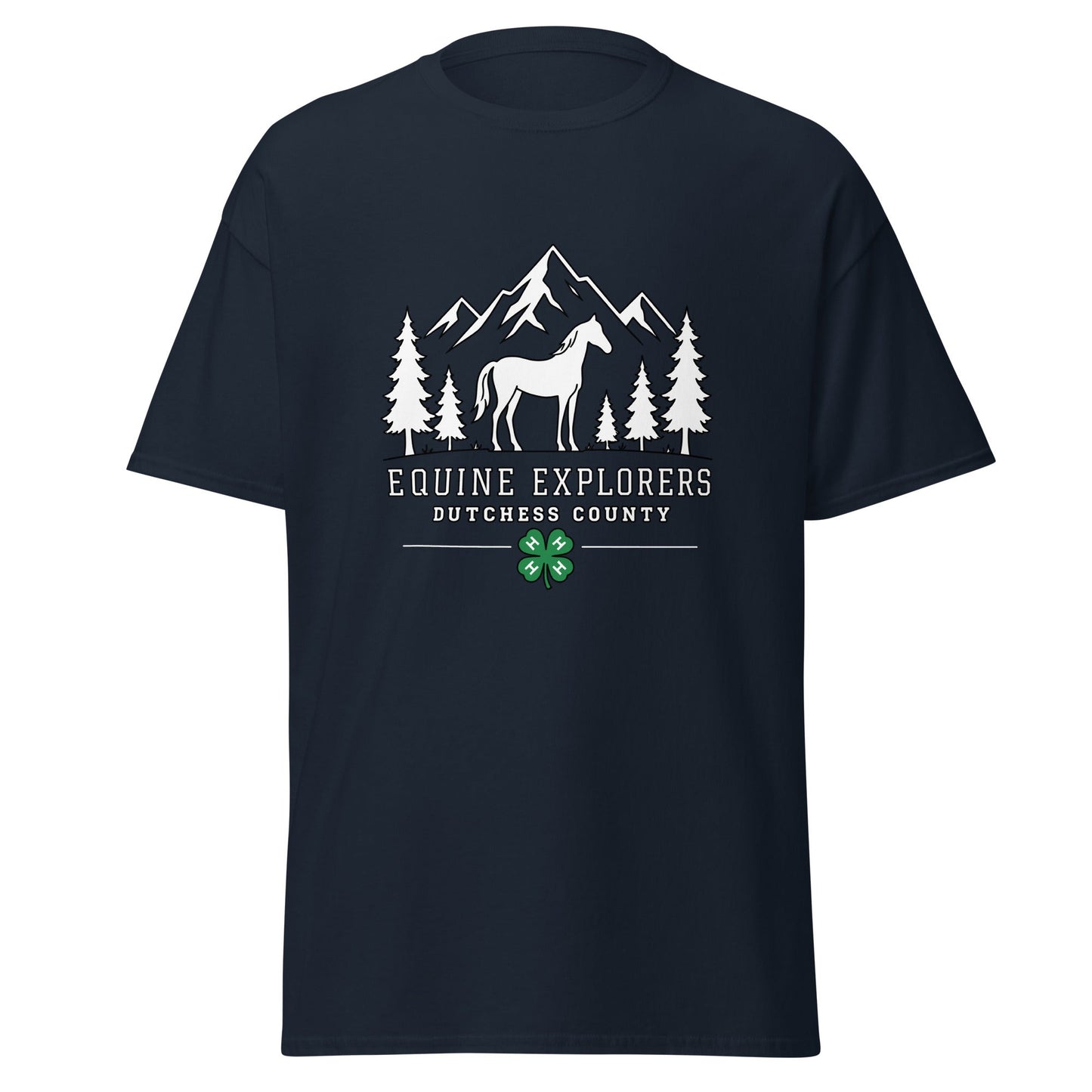 Classic | T-Shirt | Equine Explorers | Dutchess Crest Trailblazers Logo