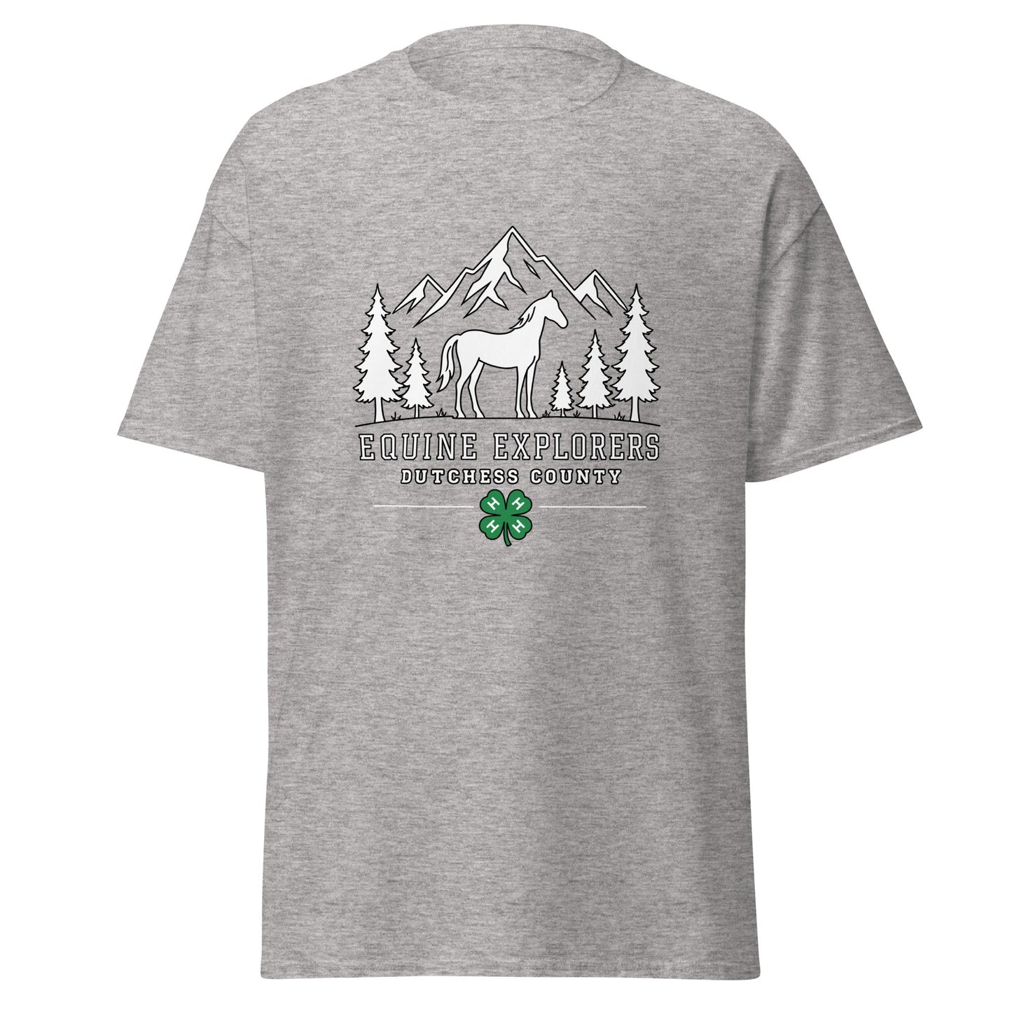 Classic | T-Shirt | Equine Explorers | Dutchess Crest Trailblazers Logo