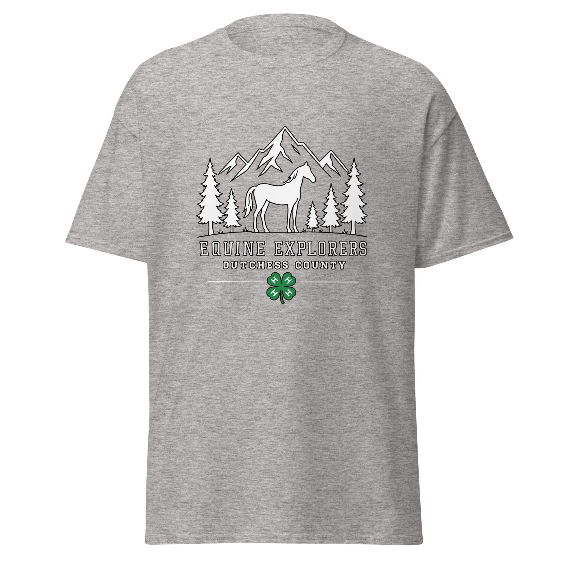 Classic | T-Shirt | Equine Explorers | Dutchess Crest Trailblazers Logo