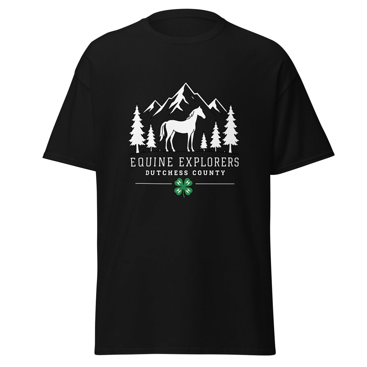Classic | T-Shirt | Equine Explorers | Dutchess Crest Trailblazers Logo