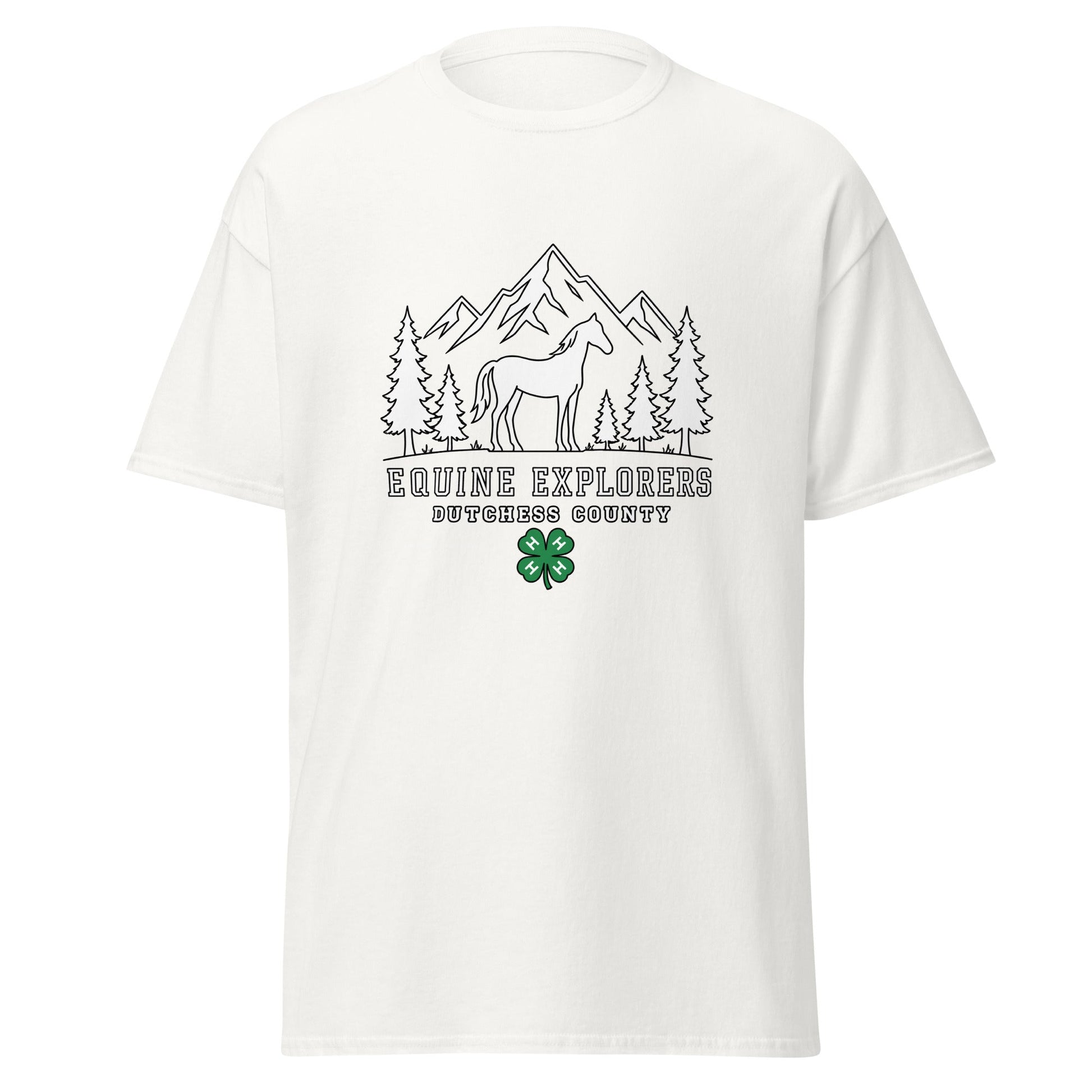 Classic | T-Shirt | Equine Explorers | Dutchess Crest Trailblazers Logo