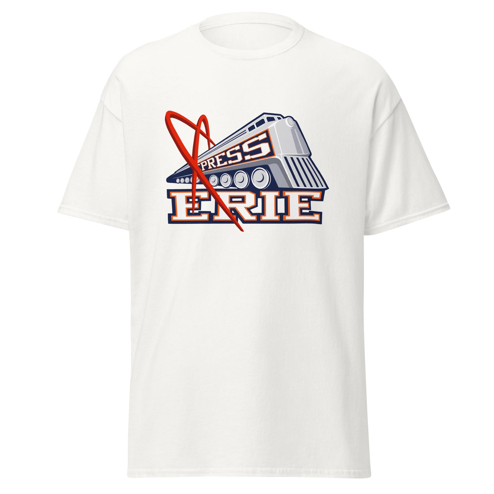 Classic | T-Shirt | Erie Express Football | Locomotive Logo