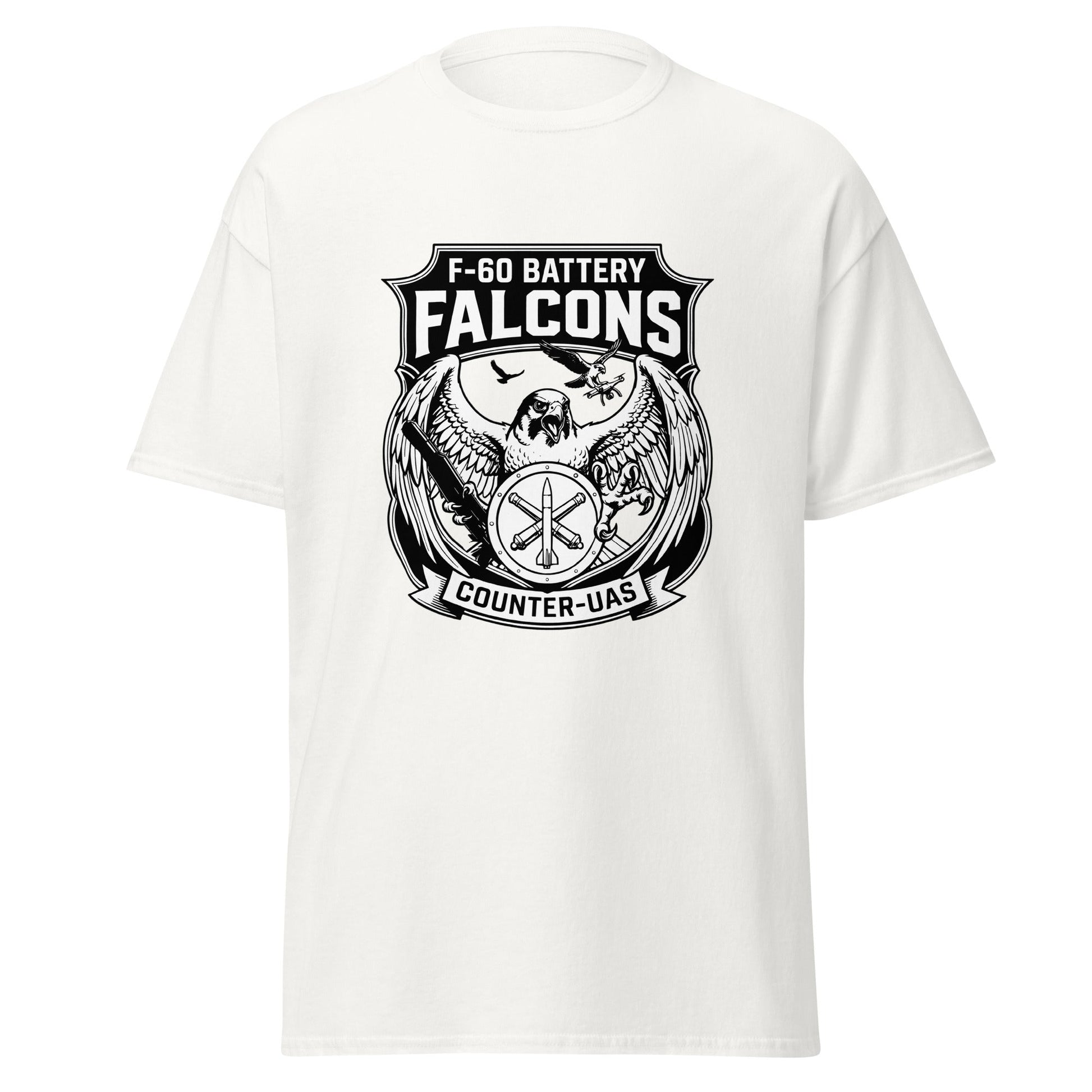 Classic | T-Shirt | F - 60th ADA | Falcon Shield Logo