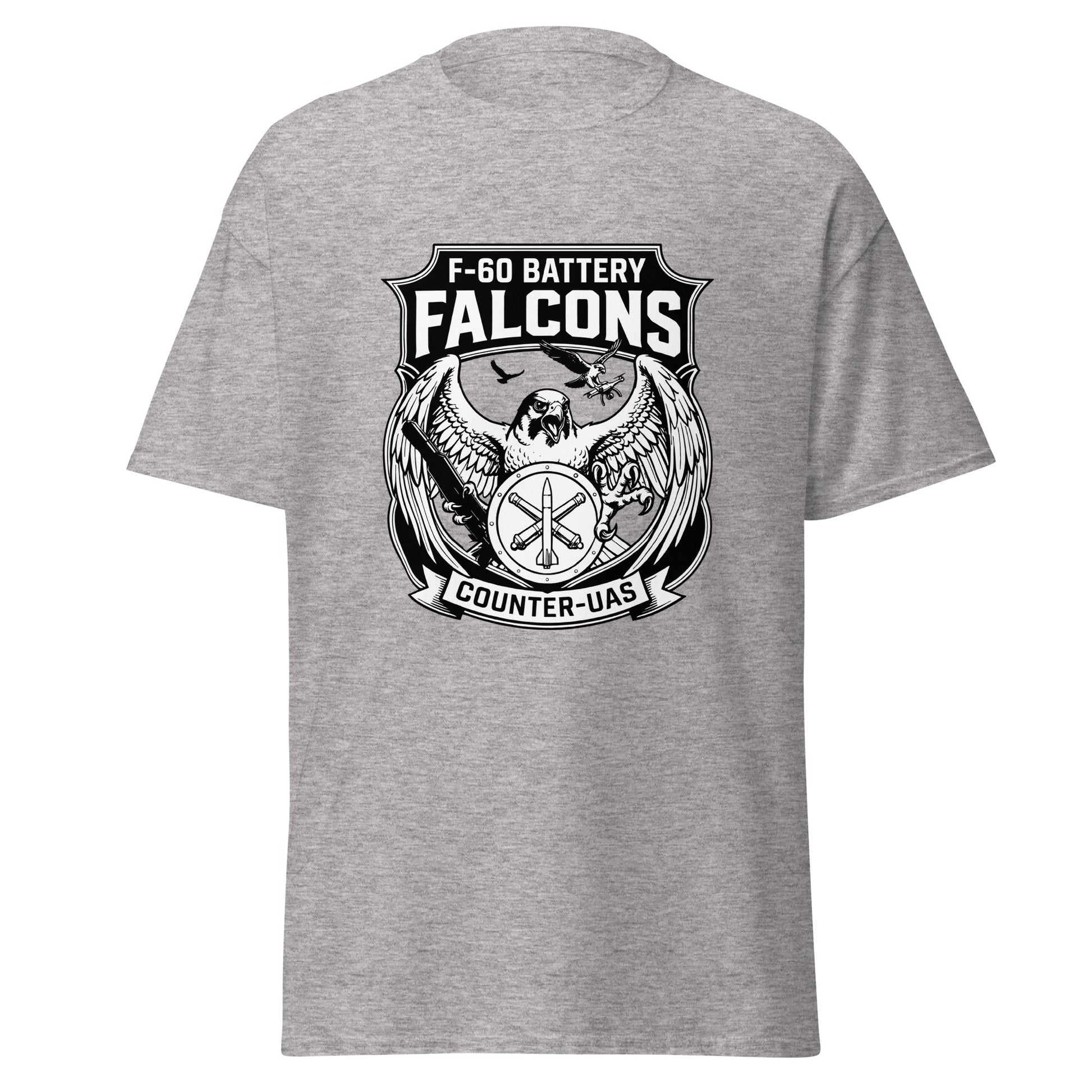 Classic | T-Shirt | F - 60th ADA | Falcon Shield Logo