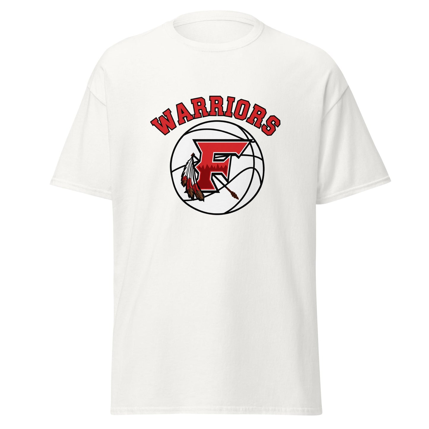 Classic | T-Shirt | Fallbrook Basketball | Warriors Logo
