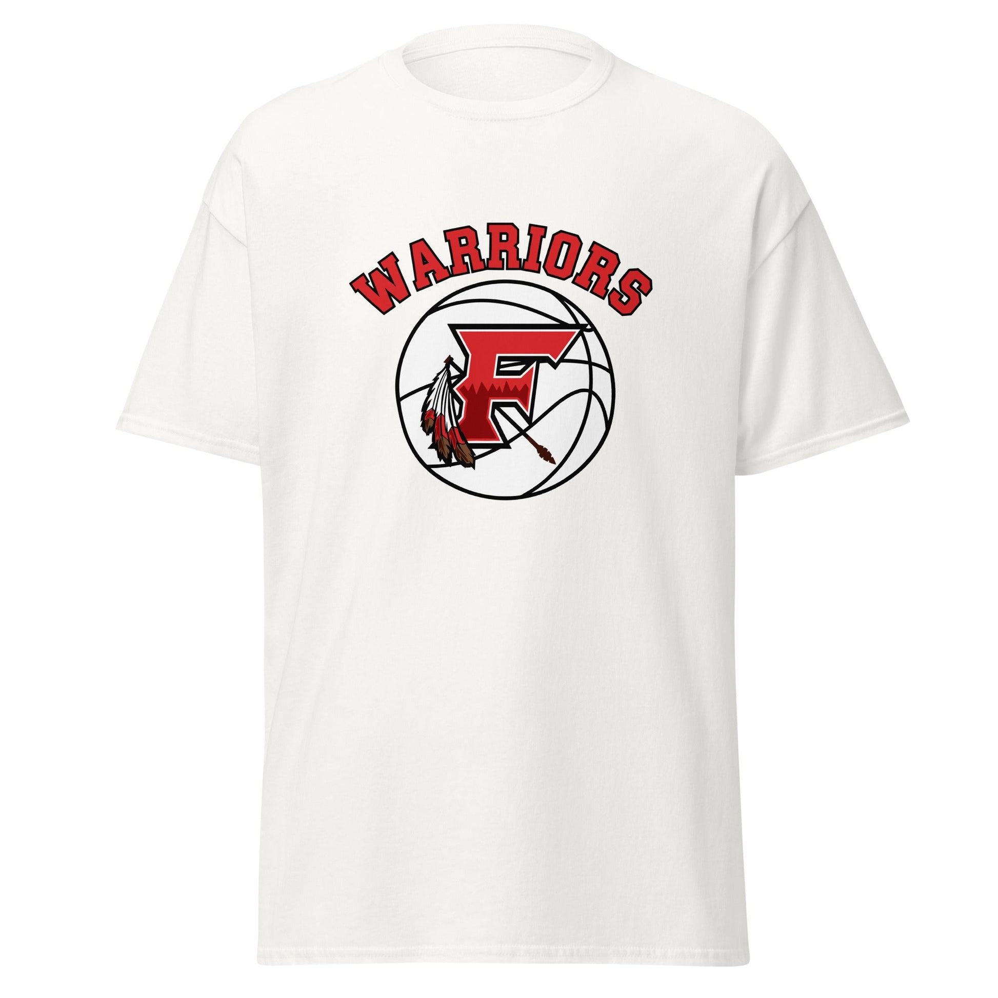 Classic | T-Shirt | Fallbrook Basketball | Warriors Logo