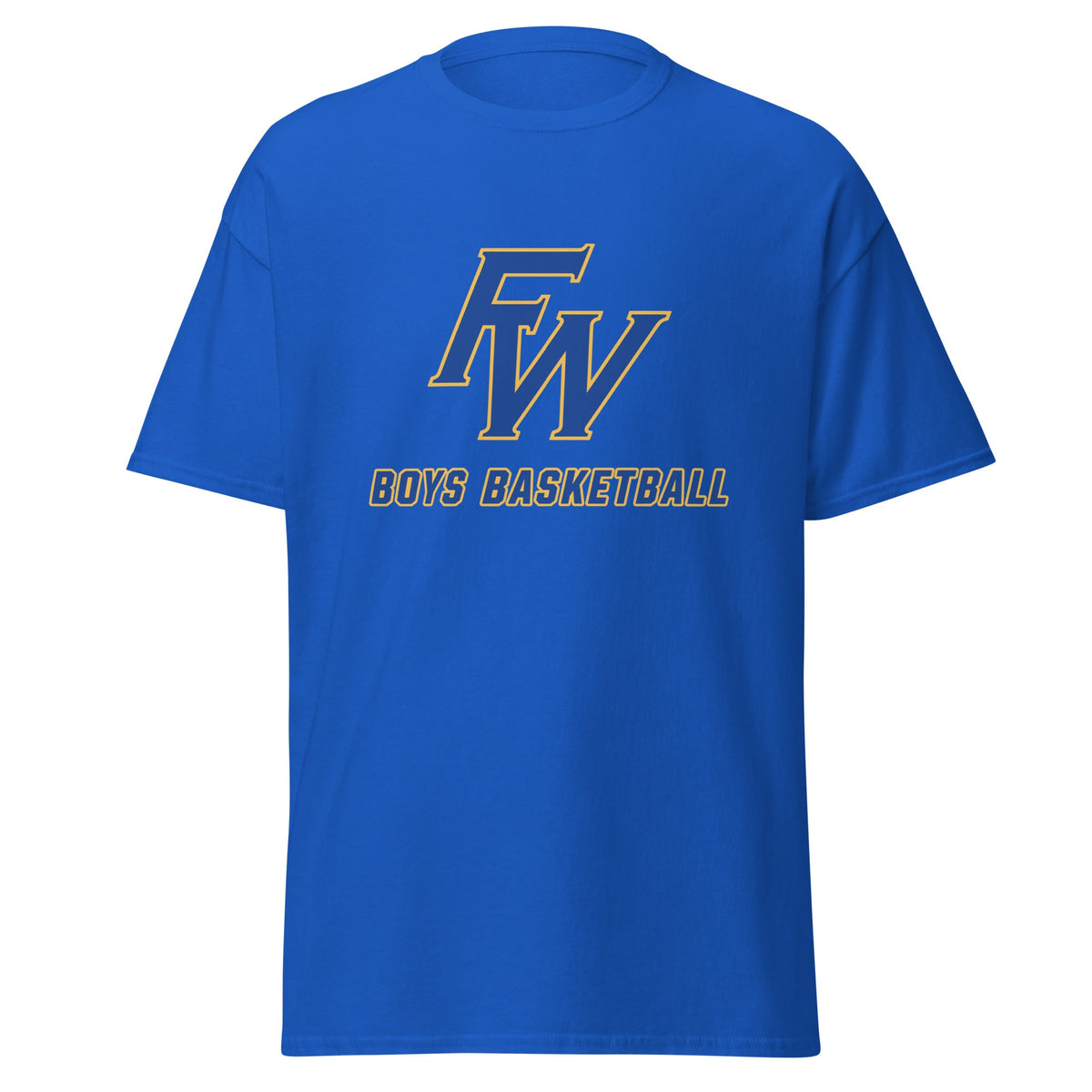 Classic | T-Shirt | Fayette Ware Boys Basketball | FW Crest Logo