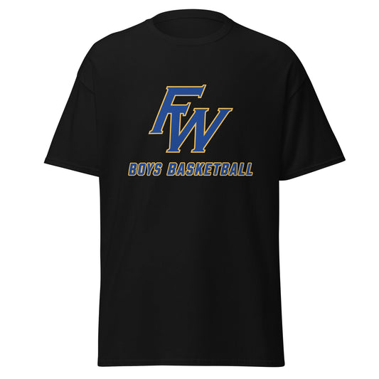 Classic | T-Shirt | Fayette Ware Boys Basketball | FW Crest Logo
