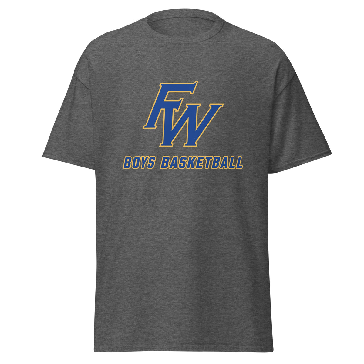 Classic | T-Shirt | Fayette Ware Boys Basketball | FW Crest Logo