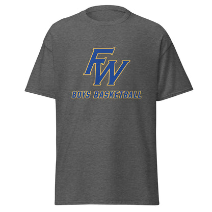 Classic | T-Shirt | Fayette Ware Boys Basketball | FW Crest Logo
