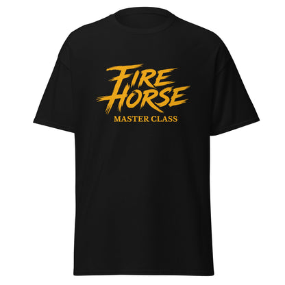 Classic | T-Shirt | Fire Horse Masters | Modern Script Logo