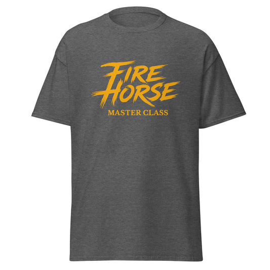Classic | T-Shirt | Fire Horse Masters | Modern Script Logo