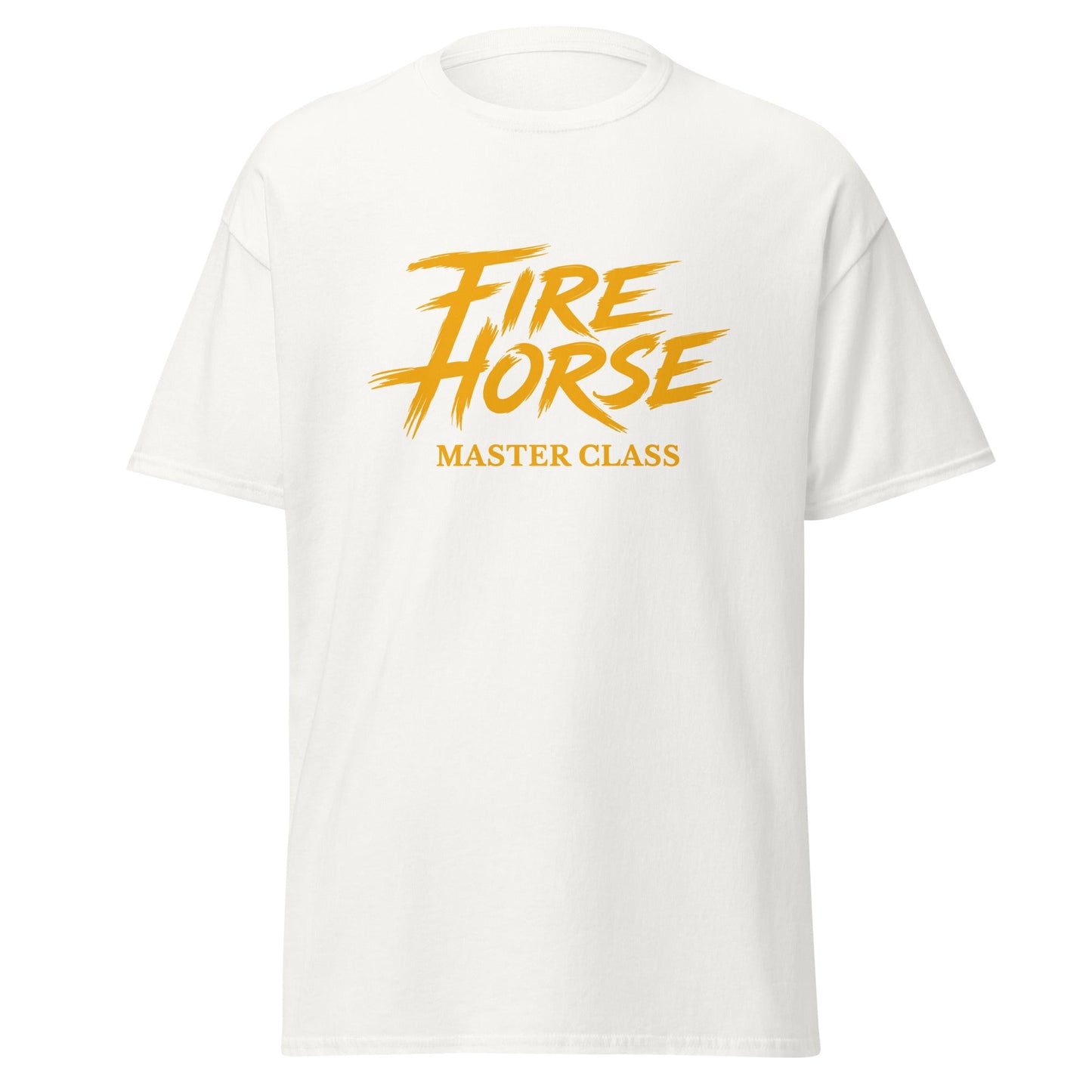 Classic | T-Shirt | Fire Horse Masters | Modern Script Logo