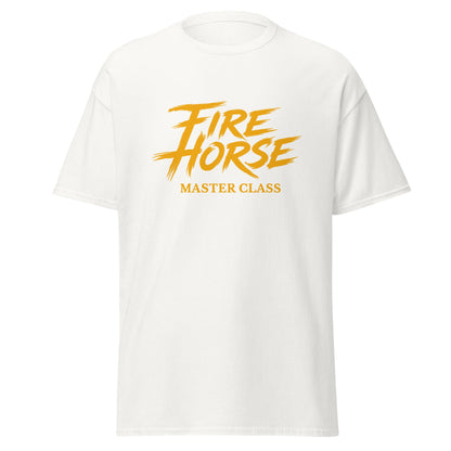 Classic | T-Shirt | Fire Horse Masters | Modern Script Logo