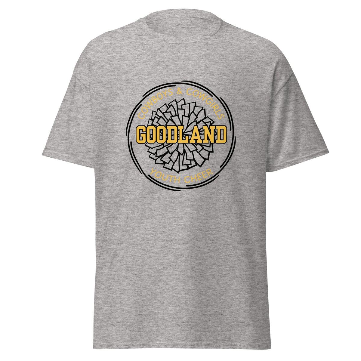Classic | T-Shirt | Goodland Youth Cheer | Crest Logo