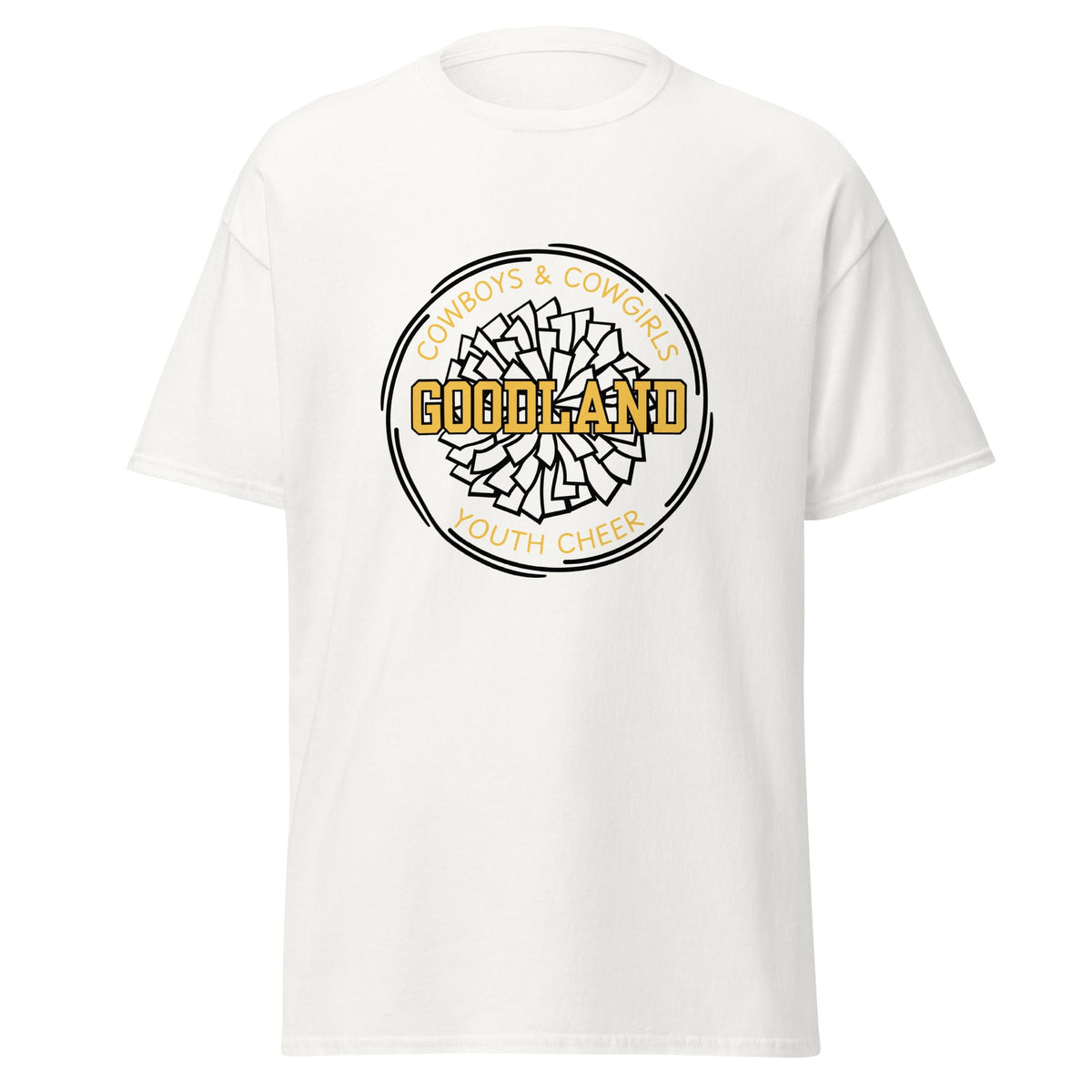 Classic | T-Shirt | Goodland Youth Cheer | Crest Logo