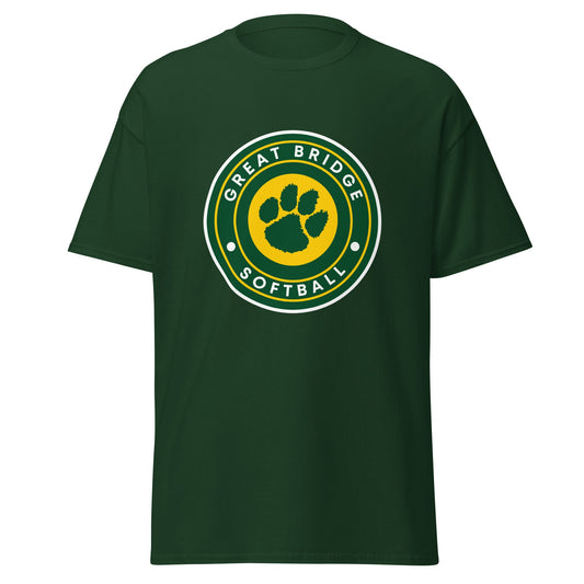 Classic | T-Shirt | Great Bridge Softball Booster | Badge Logo