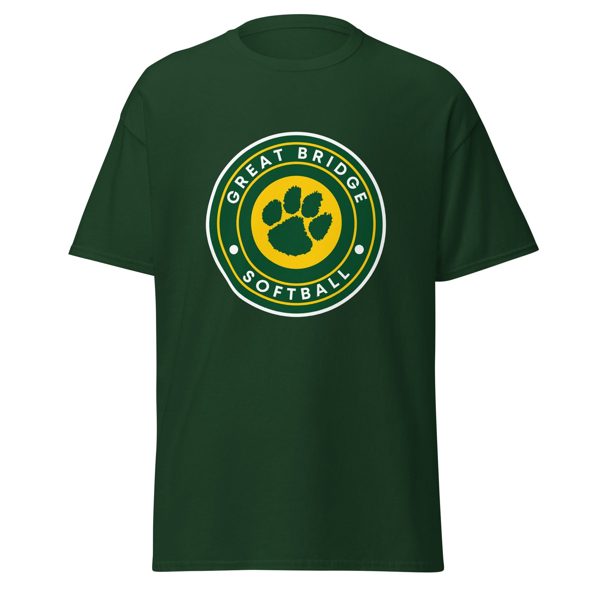Classic | T-Shirt | Great Bridge Softball Booster | Badge Logo