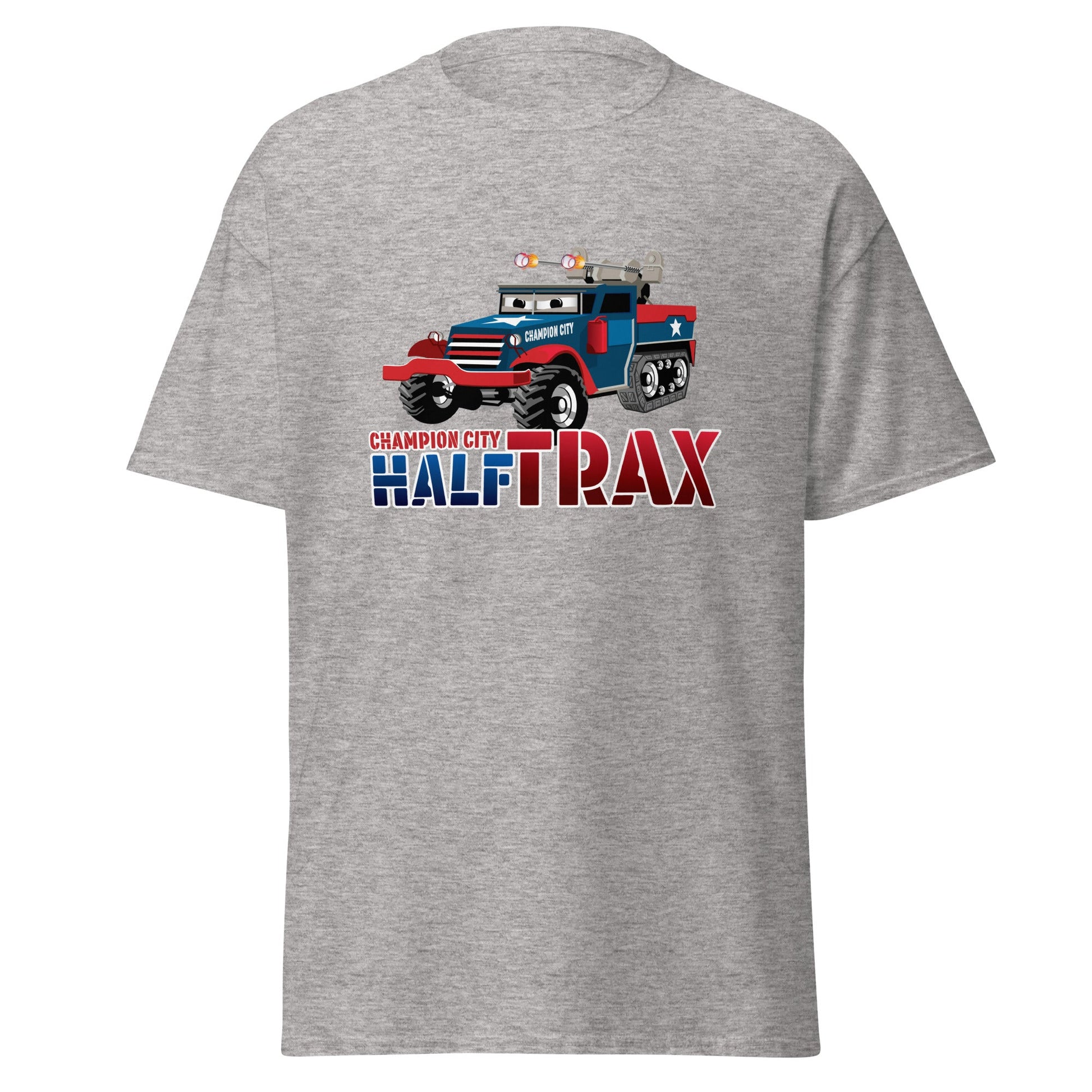 Classic | T-Shirt | Half Trax Baseball | Mascot Logo