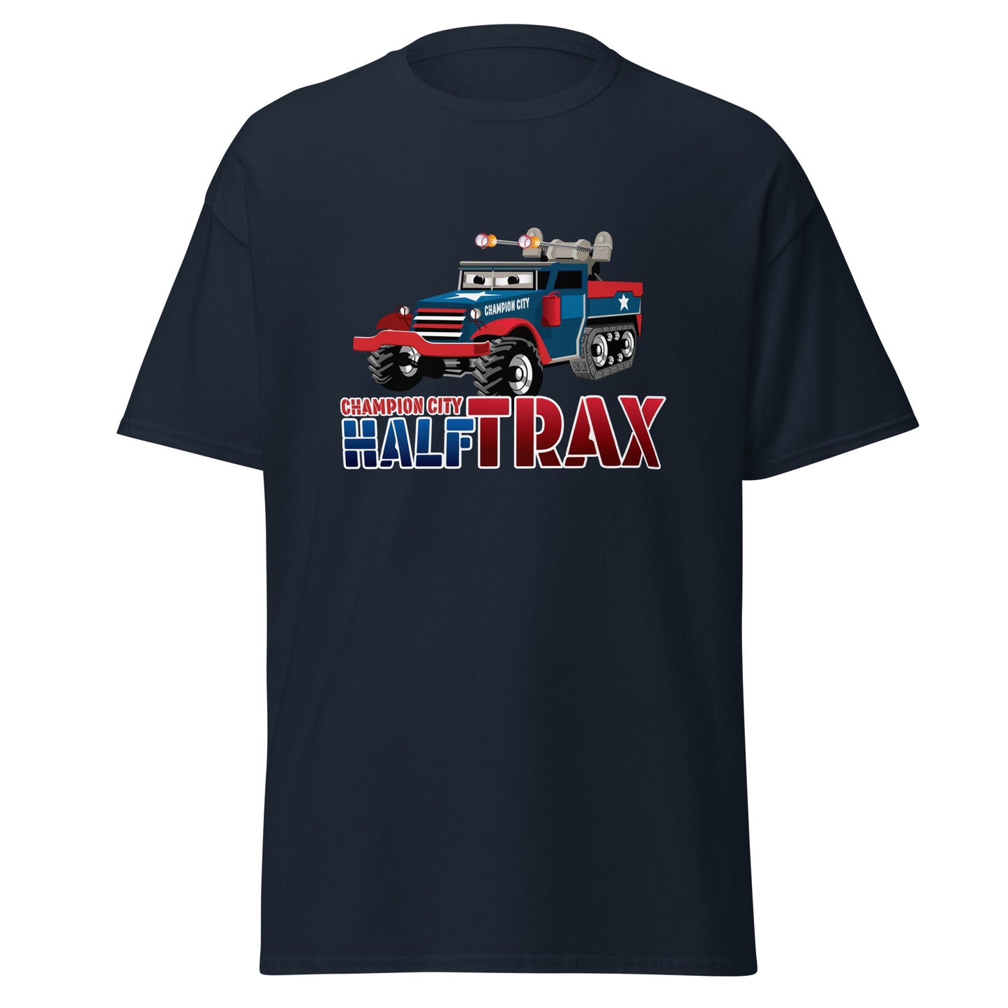 Classic | T-Shirt | Half Trax Baseball | Mascot Logo