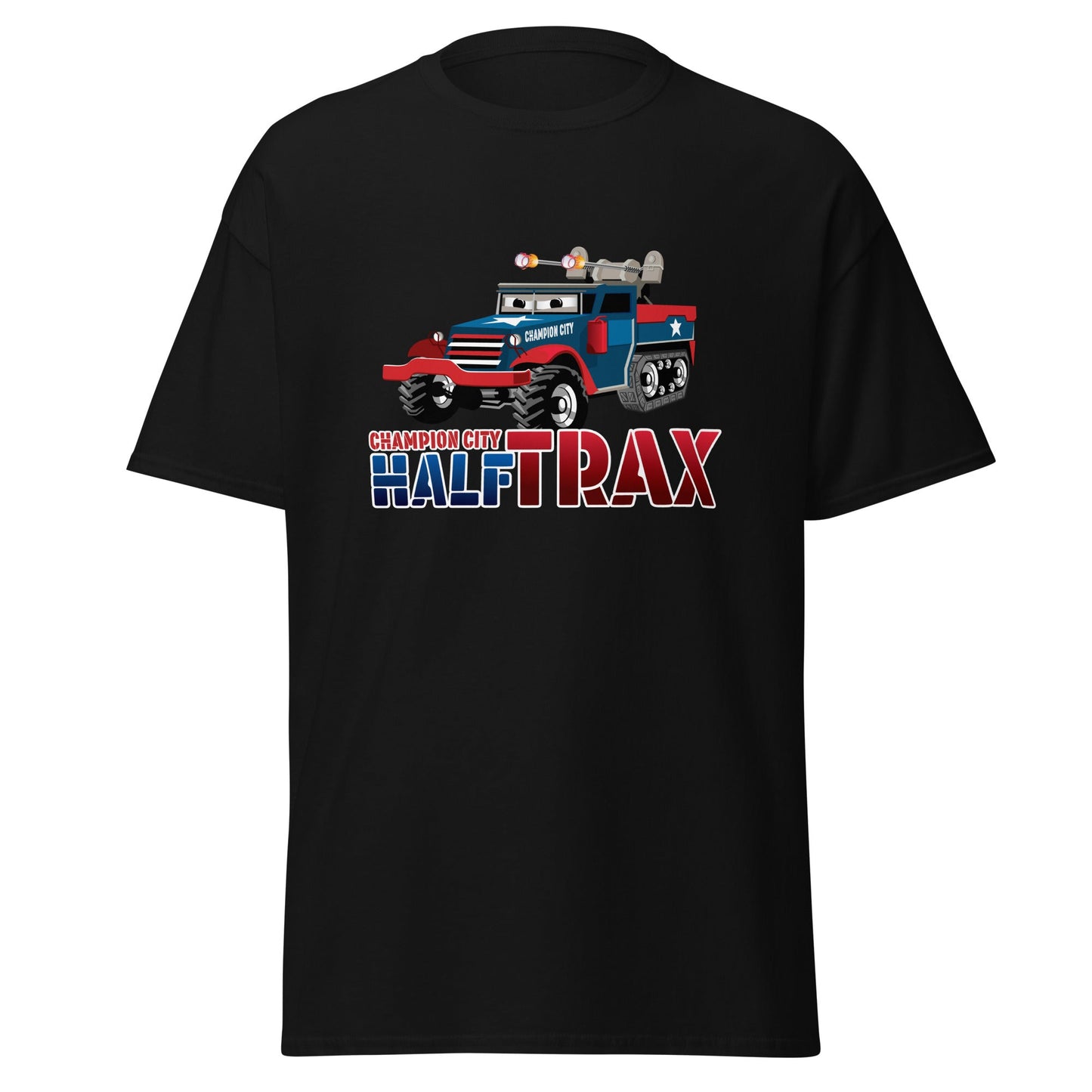 Classic | T-Shirt | Half Trax Baseball | Mascot Logo