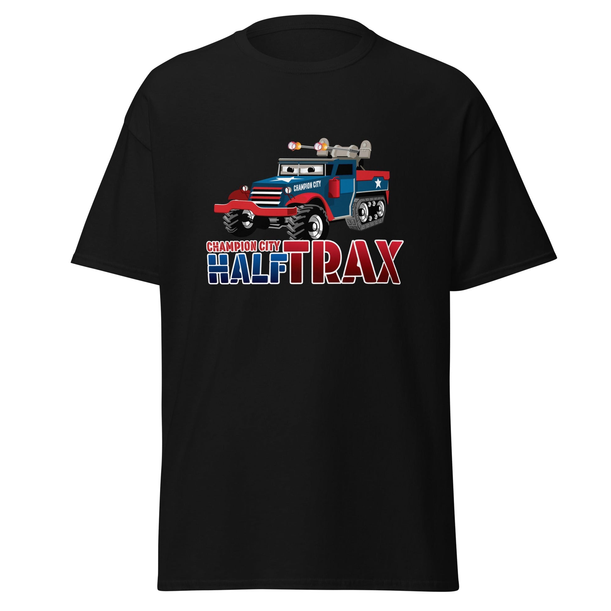 Classic | T-Shirt | Half Trax Baseball | Mascot Logo